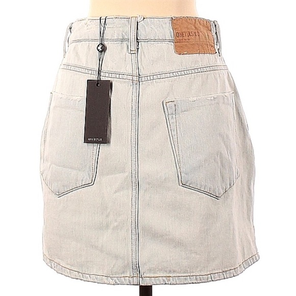 One Teaspoon Brando Denim Skirt size 27 NWT - Picture 2 of 2